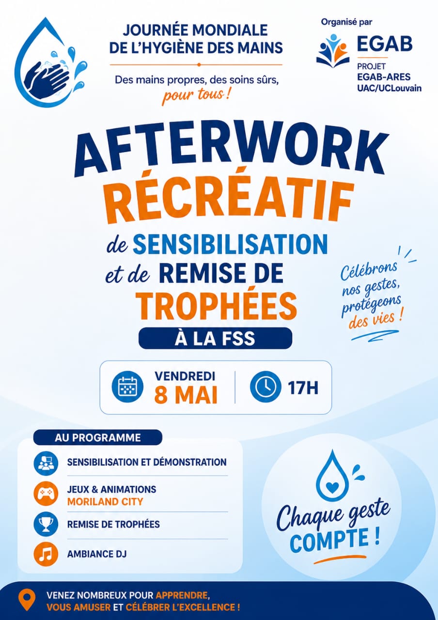 Hygiène des mains : EGAB organise l'afterwork récréatif de sensibilisation